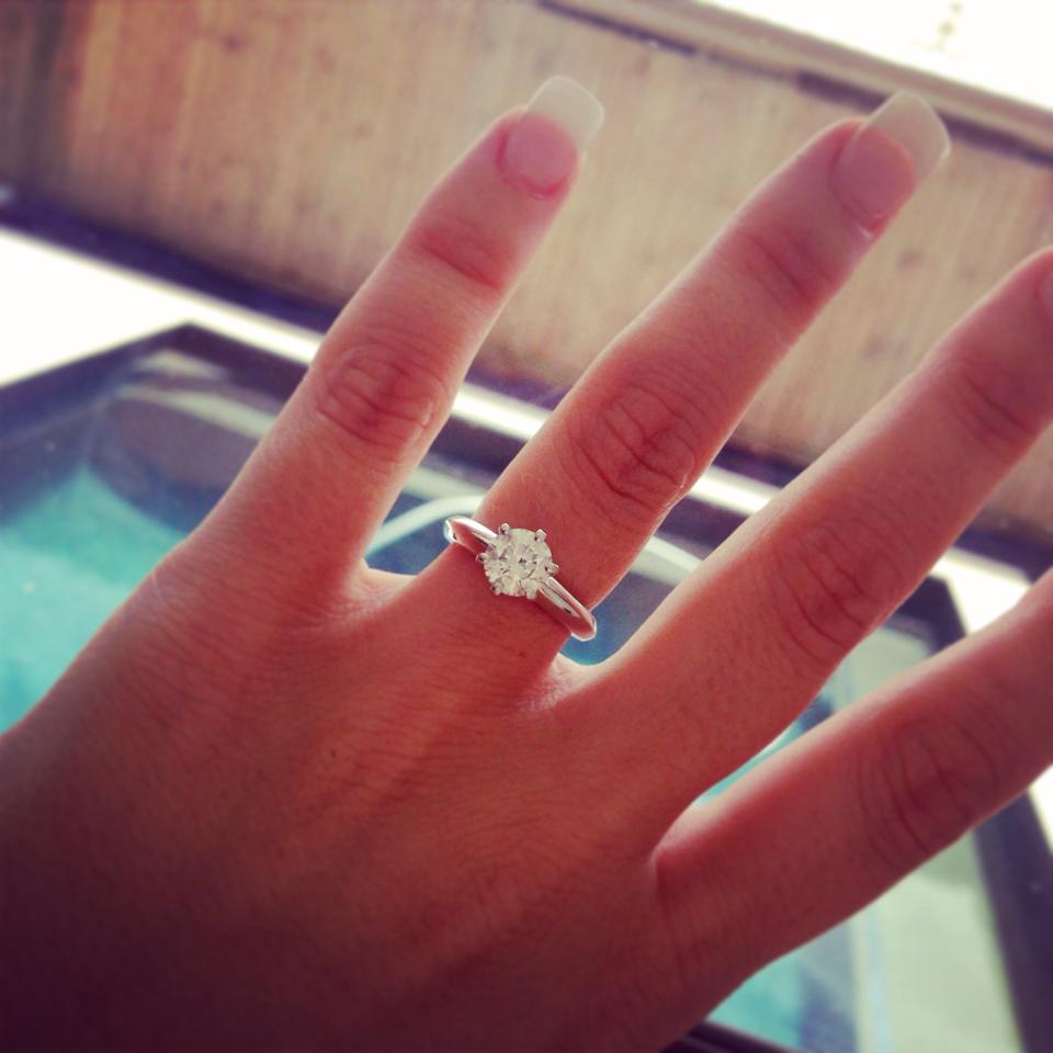 Bridal Ring Set - 14K Yellow Gold Diamond Snowflake Cluster Engagement Ring  with a Diamond Band Ring – Genuine Diamonds – Sz 7 – FREE SIZING